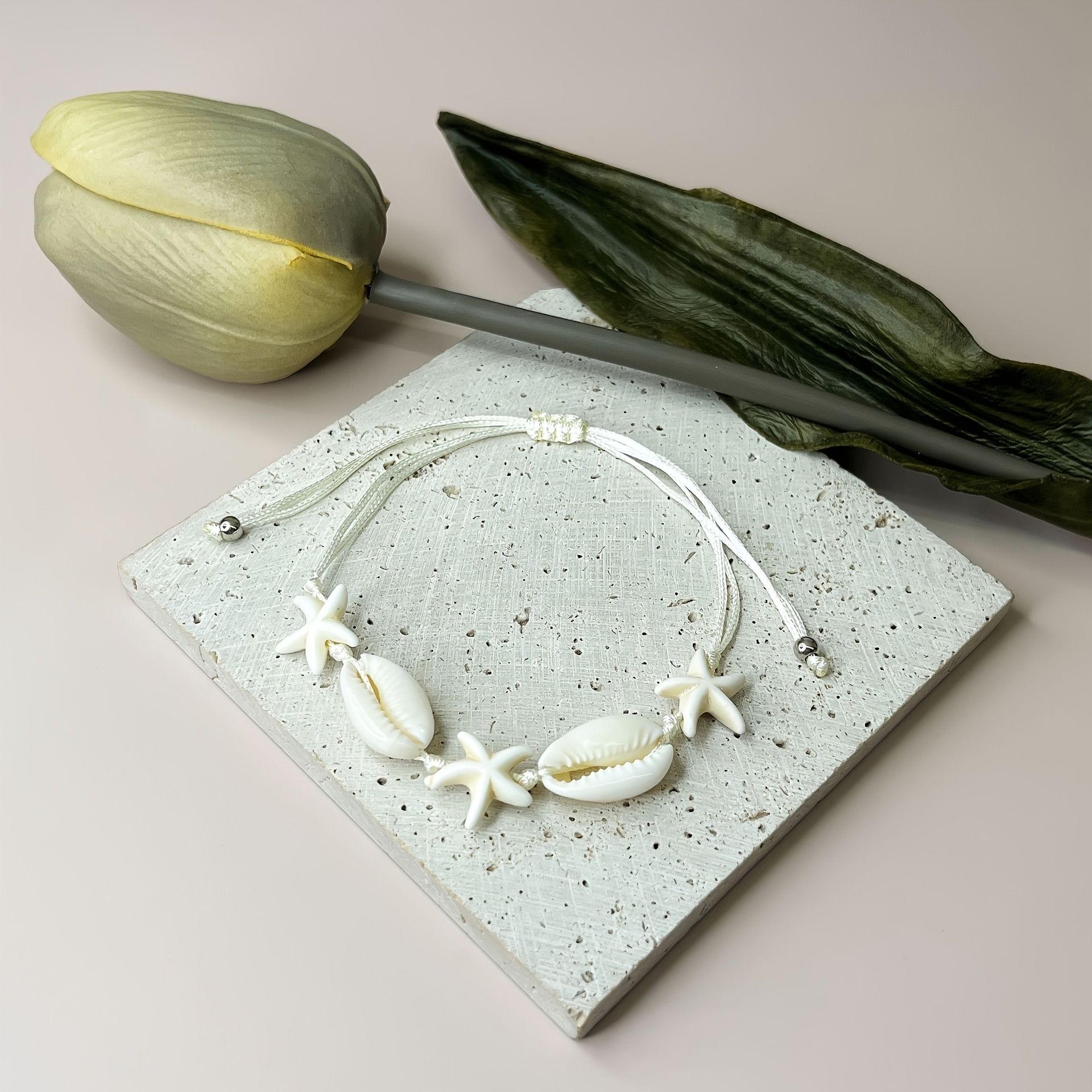 12pc Ocean-Themed Bohemian Style Beach Bracelet Set